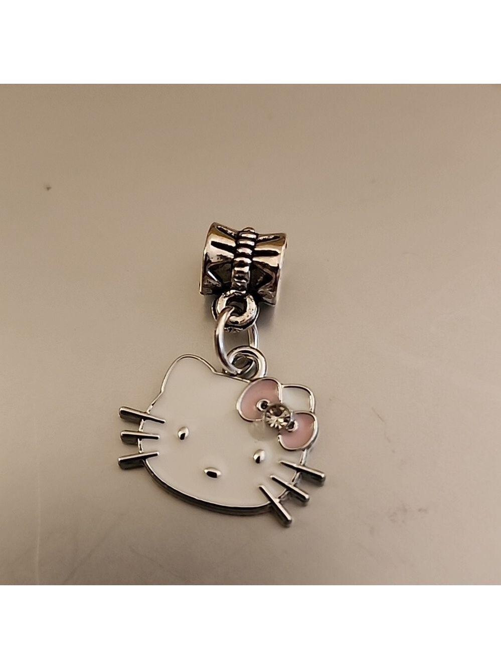 Hello Kitty Bling Charm For Bracelet or Necklace Mixed Alloy